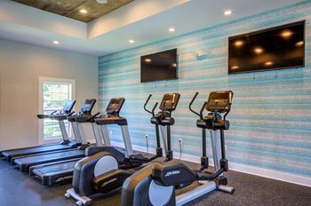 Well-equipped fitness center